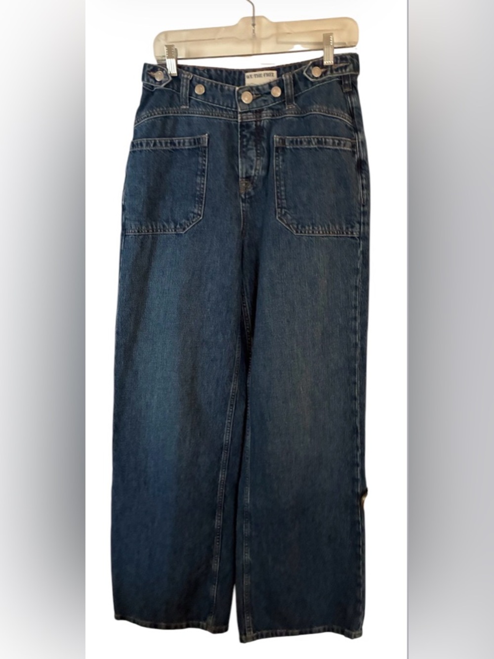 We the Free Palmer Cuffed Baggy Jeans by Free People Sz 26